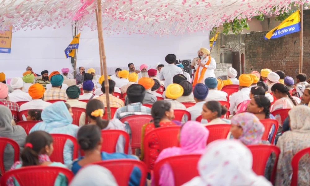 Pandori Hasan में Harmeet Sandhu को मिल रहा जबरदस्त समर्थन, गांव-गांव में दिखा APP के हक में जोश