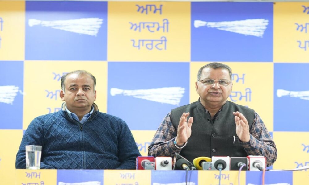 ड्रग नेटवर्क को तोड़ने के बाद ‘APP’ ने गैंगस्टरों के खिलाफ पंजाब की सबसे बड़ी “जंग” ‘गैंगस्टरों पे वार’ का किया आगाज: नील गर्ग