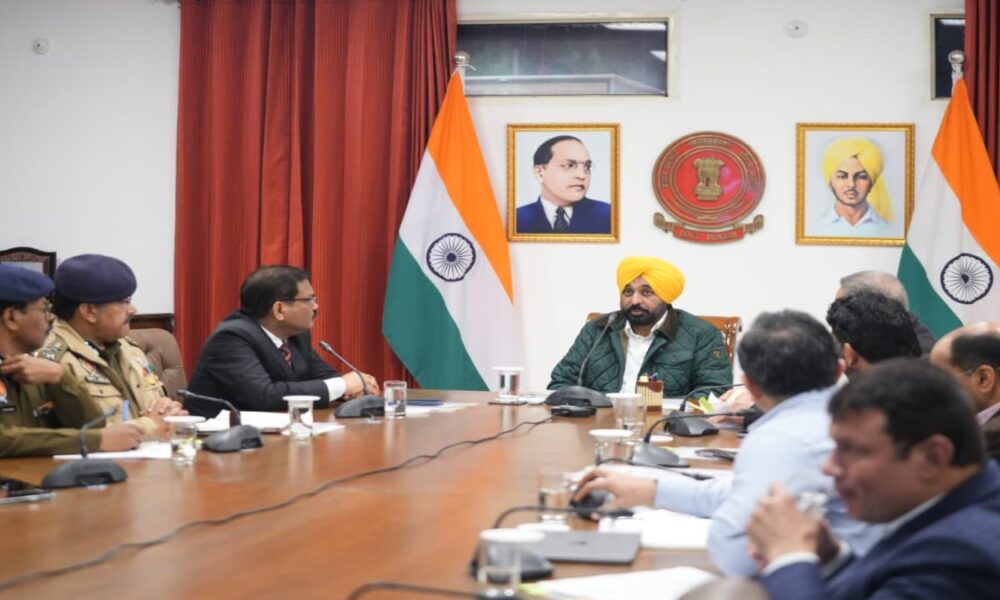 CM भगवंत सिंह मान द्वारा ‘युद्ध नशों विरुद्ध’ के दूसरे चरण की प्रगति की समीक्षा; कहा—यह चरण नशों के खतरे की जड़ पर बड़ा प्रहार करेगा