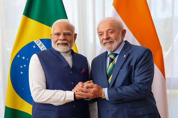 भारत-ब्राजील रिश्तों में आज नया अध्याय, मोदी-लूला मुलाकात से बड़ी डील के संकेत