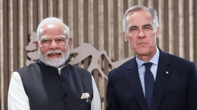 भारत-कनाडा रिश्तों में नई शुरुआत: PM मार्क कार्नी चार दिवसीय भारत दौरे पर, व्यापार और ऊर्जा समझौतों पर नजर