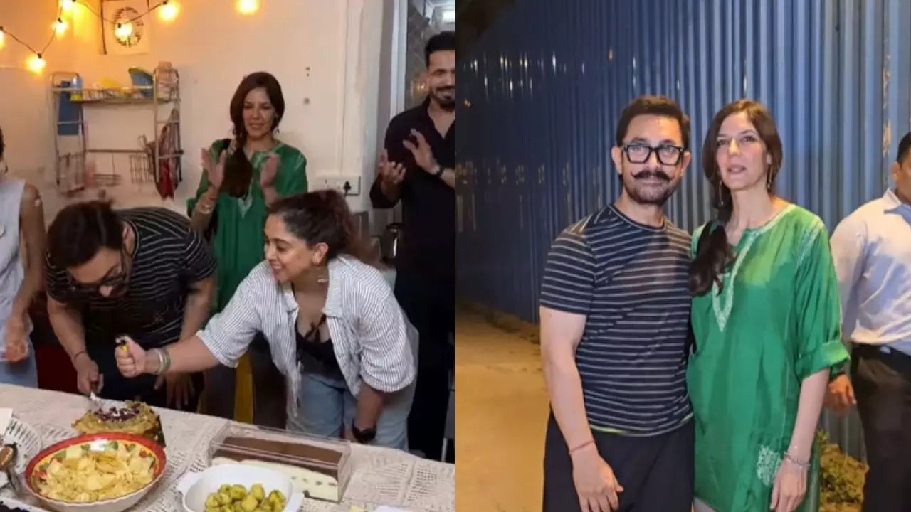 आमिर खान का 61वां जन्मदिन: एक्स वाइफ, गर्लफ्रेंड और परिवार संग किया सेलिब्रेशन