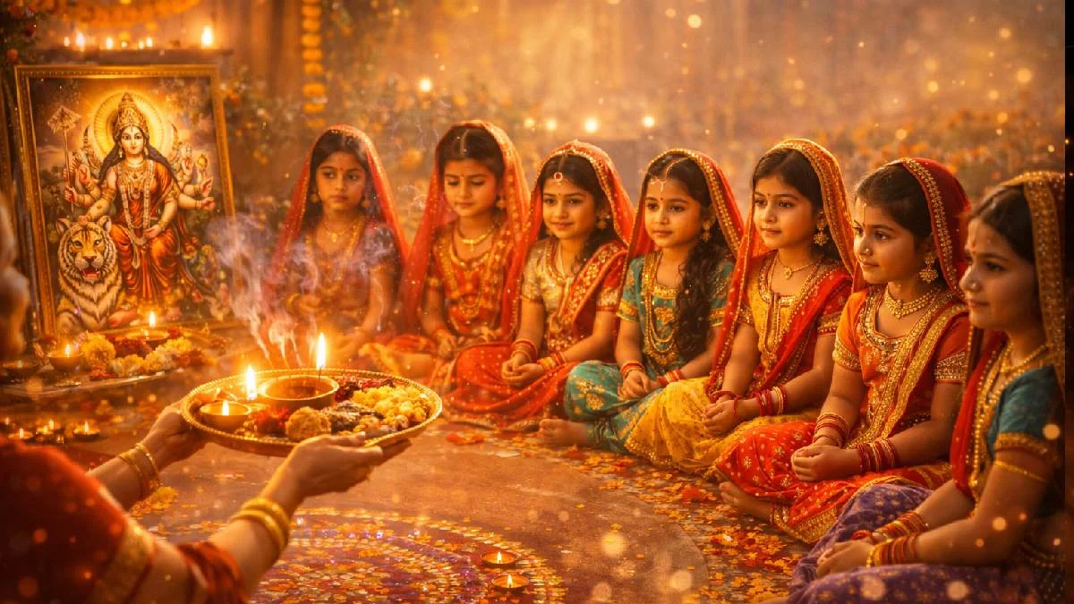 चैत्र नवरात्रि अष्टमी आज: मां महागौरी की पूजा का विशेष महत्व, कन्या पूजन की परंपरा