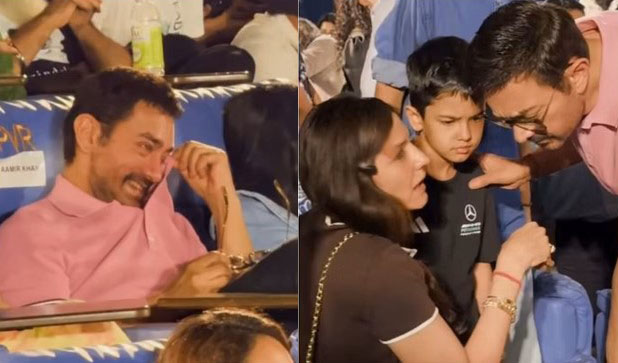 ‘एक दिन’ इवेंट में आमिर खान, बेटे जुनैद की परफॉर्मेंस देख हुए इमोशनल, साई पल्लवी ने दिया सहारा