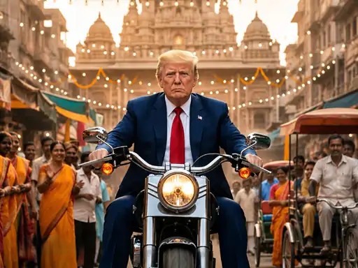 AI वीडियो से फिर चर्चा में ट्रम्प, भारत की सड़कों से लेकर चांद तक दिखाया गया सफर