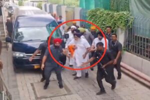 नांदेड़ में सुखबीर सिंह बादल पर कृपाण से हमला, हाथ में लगी चोट; अस्पताल में कराया गया भर्ती