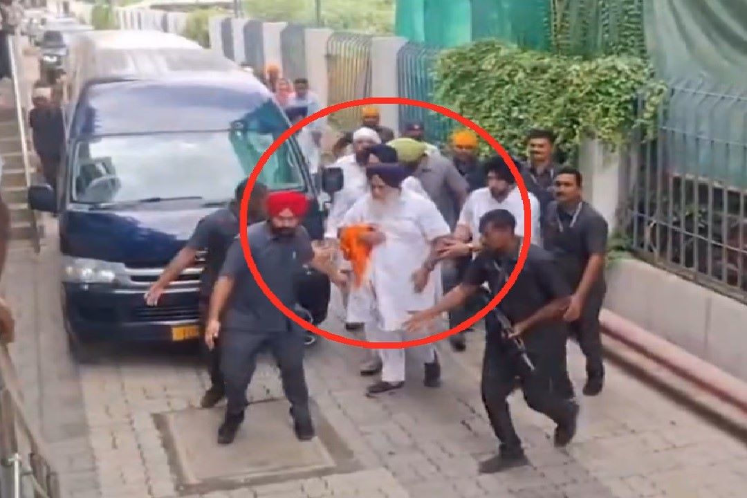 नांदेड़ में सुखबीर सिंह बादल पर कृपाण से हमला, हाथ में लगी चोट; अस्पताल में कराया गया भर्ती