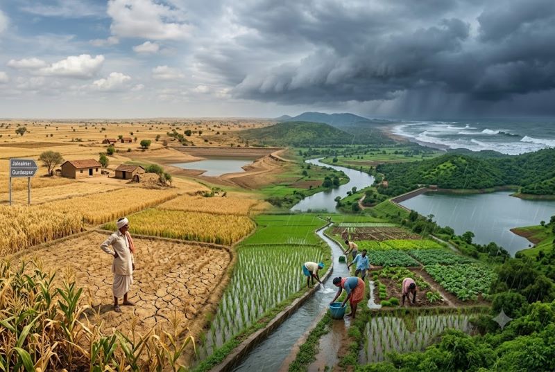 मानसून ने इस बार बढ़ाई चिंता: 15% कम बारिश के साथ विदाई की ओर सीजन