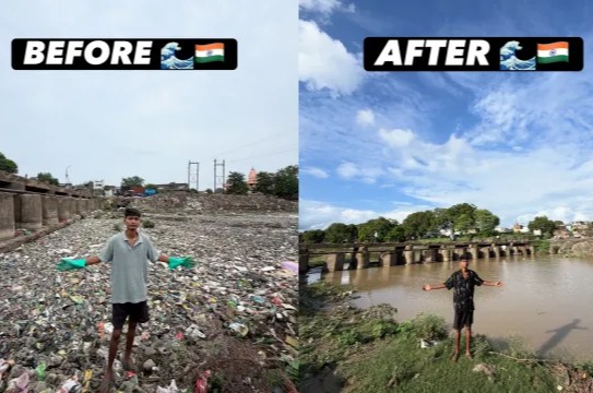 अजनार नदी के ‘सफाई योद्धा’ बिट्टू तबाही की दुनिया में धूम, विदेशी संस्था ने दिया नौकरी का ऑफर